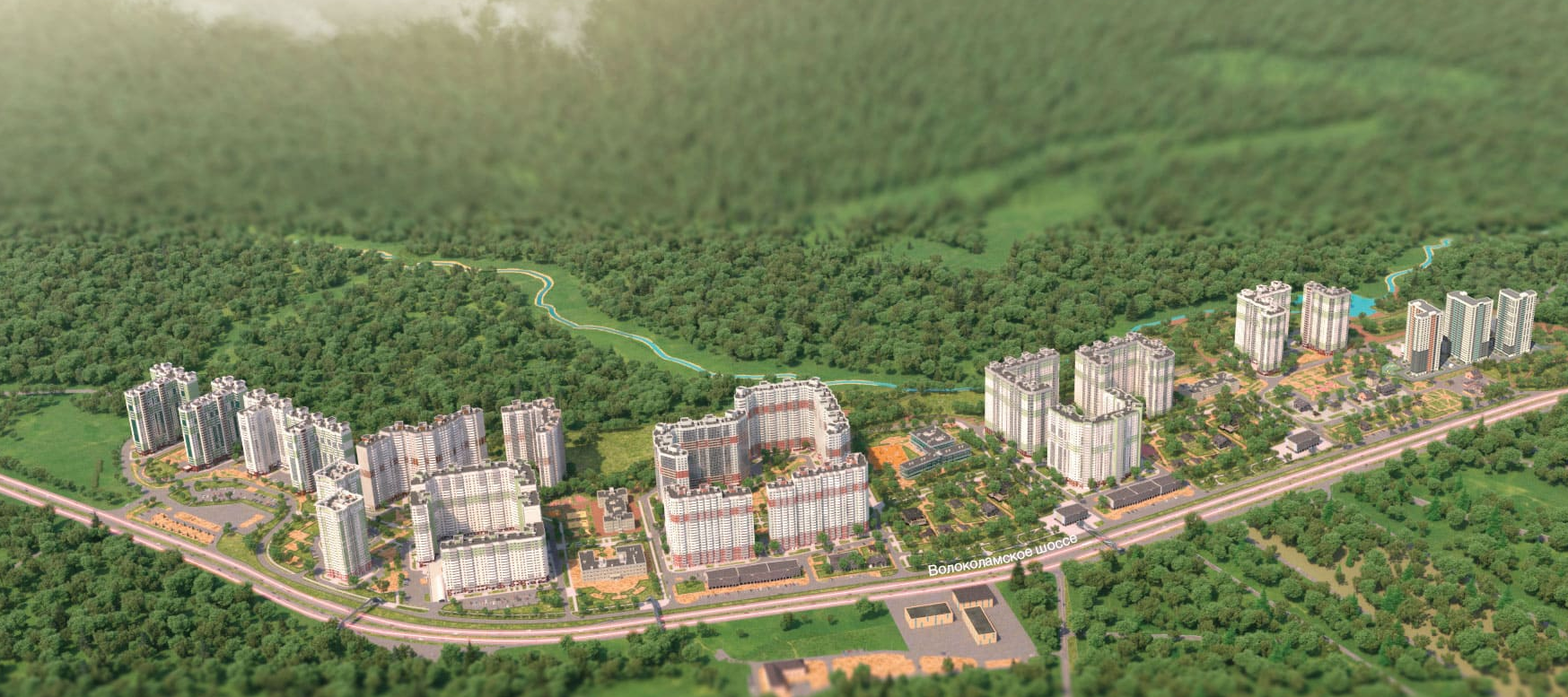 Project for the construction of a storm water treatment plant for a residential “Emerald Hills”